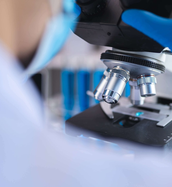 TOTUS lab technician working